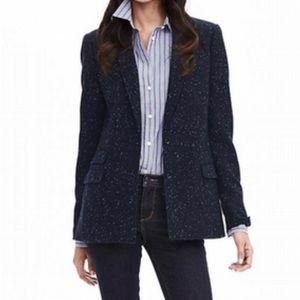 Banana Republic Hacking Jacket Navy size 4 blazer
